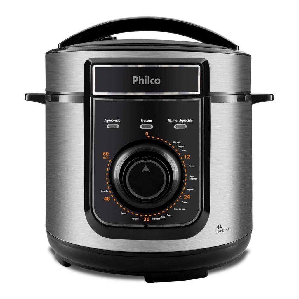 Panela de Pressão Elétrica Philco 4L 14 funções PPPE04A