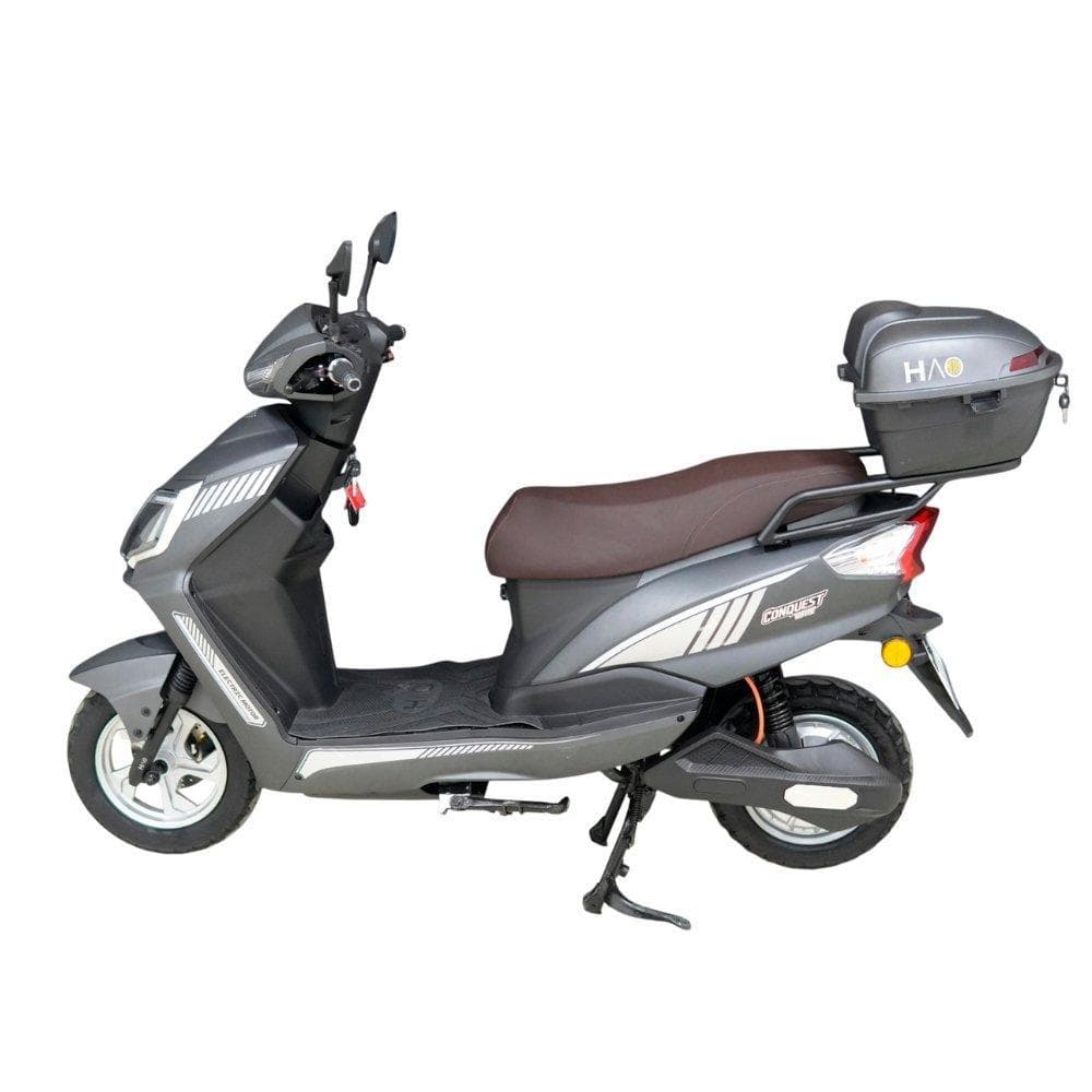 Bicicleta Elétrica HAO Conquest Van 1000W 32Km/H - Capacidade 200kg, Grafite Bivolt SEM CNH
