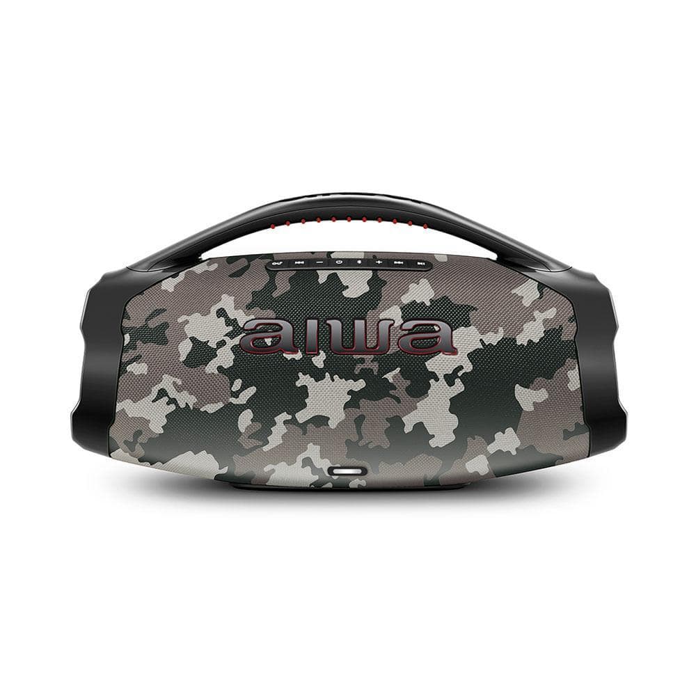 Caixa de Som Bluetooth Aiwa Boombox BBS-01-BG 200W Camuflada