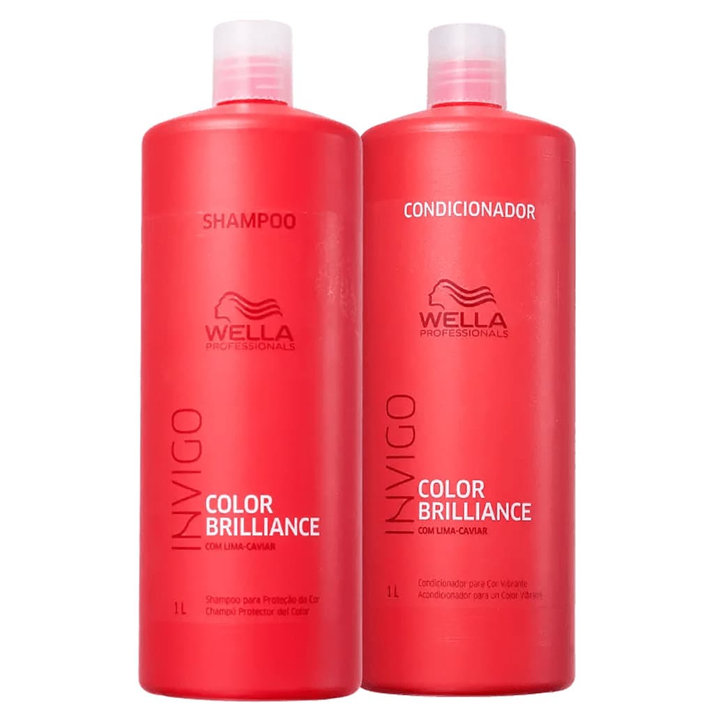 Kit Shampoo e Condicionador Brilliance 1L  - Wella Professionals