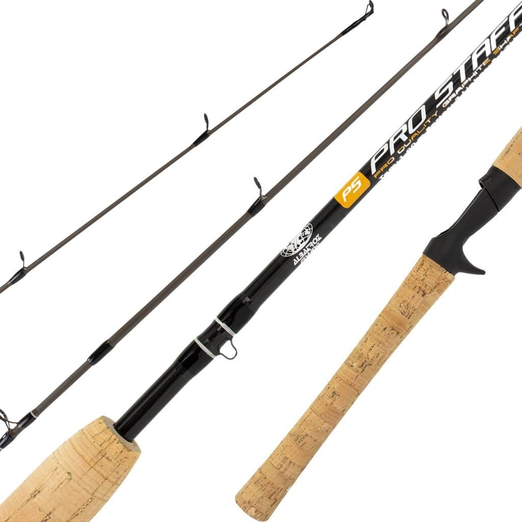 Vara Carbono Pro Staff Pesca Carretilha  2 Partes Albatroz 1,68m e 1,80m - 17 e 20 lbs
