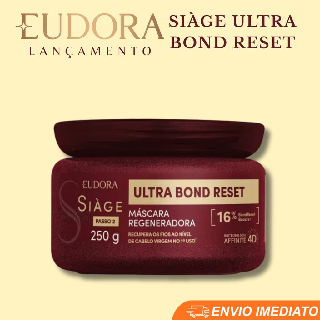 Máscara Capilar Regeneradora Eudora Siàge Ultra Bond Reset 250g