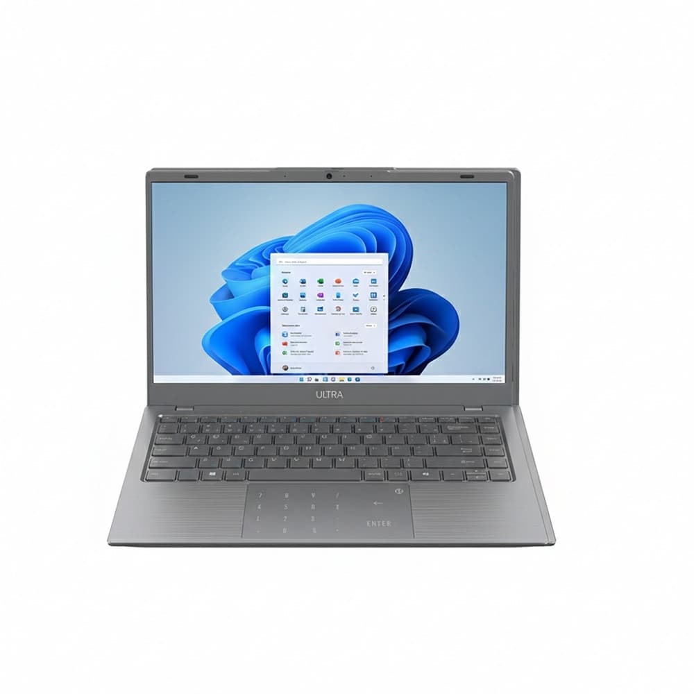 Notebook, Windows 11 Home, Tela 14 Pol. HD, Pentium Gold 6500Y, 4GB, 128GB eMMC Cinza ​Ultra - UB364