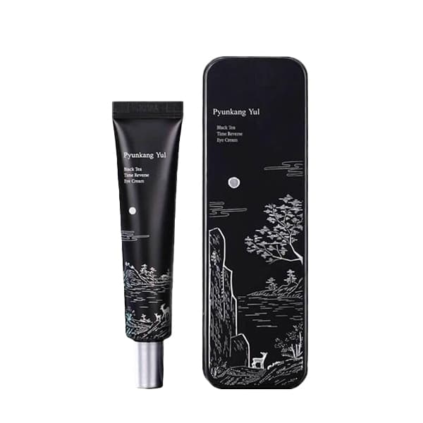 Creme para a área dos olhos com chá preto, focado em hidratação, firmeza e sinais de envelhecimento. ✨ Ajuda a deixar o  contorno dos olhos com aparência mais descansada, hidratada e revitalizada