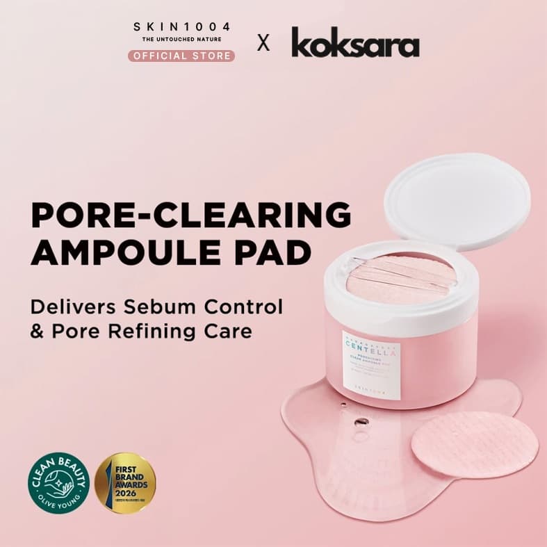 OFFICIAL] SKIN1004 Madagascar Centella Poremizing Ampoule Pad 160ml 60 Pads