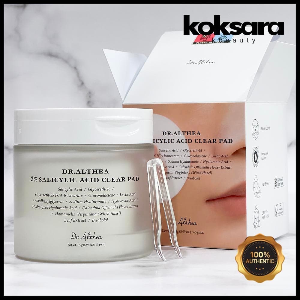 Dr.Althea 2% Salicylic Acid Clear Pad 170g 65 Pads