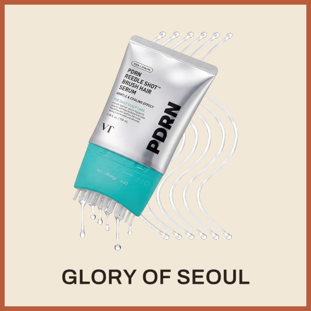 NEW] VT COSMETICS PDRN Reedle Shot Brush Hair Serum 100ml