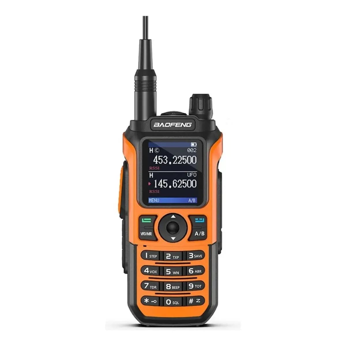 publi | Radio Dual Band Baofeng Uv-21m Walktalk Longo Alcance Bandas De Freqüência Vhf Uhf 220mhz Cor Laranja