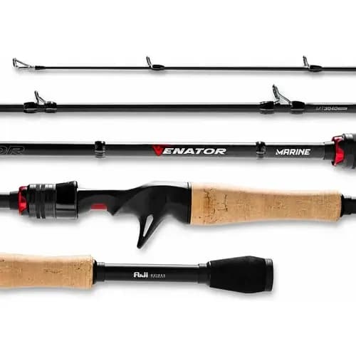 Vara Venator 12-17lbs 1,83m Inteiriça P/carretilha Preto