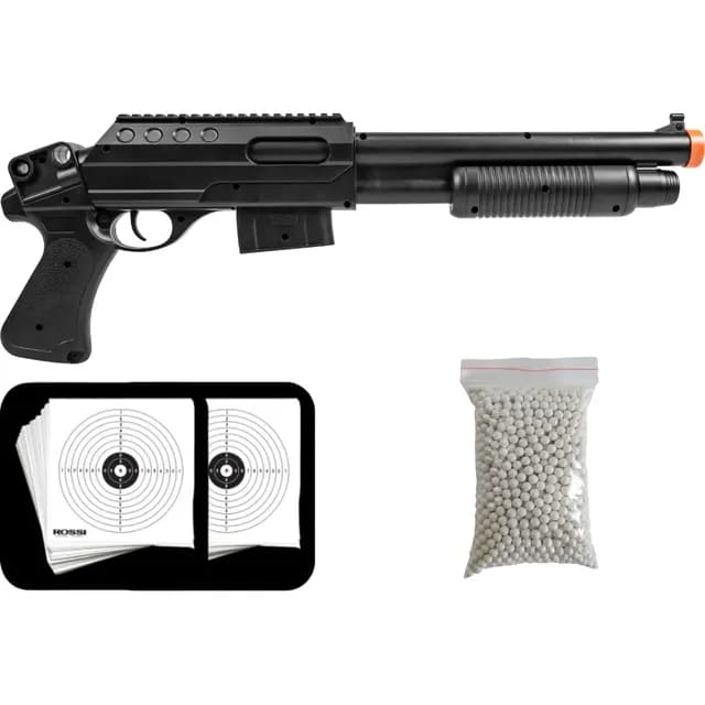 Escopeta Airsoft Shotgun Pump Short Tatical Rossi