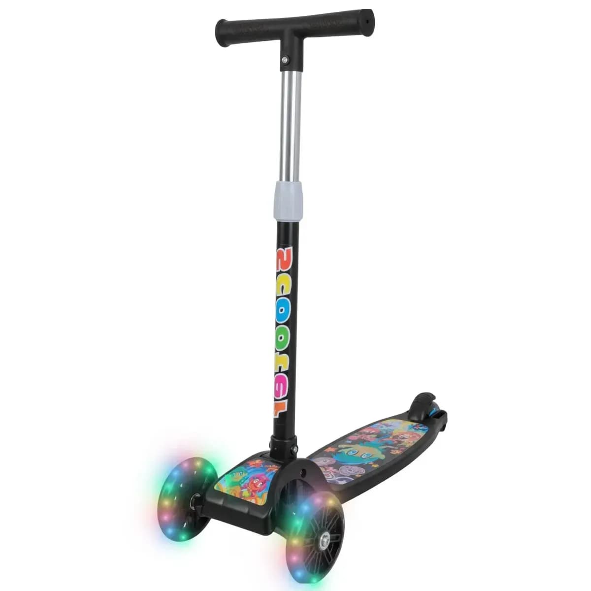 Patinete Maxi Toys Infantil 3 Rodas com Led Dobrável (3 cores