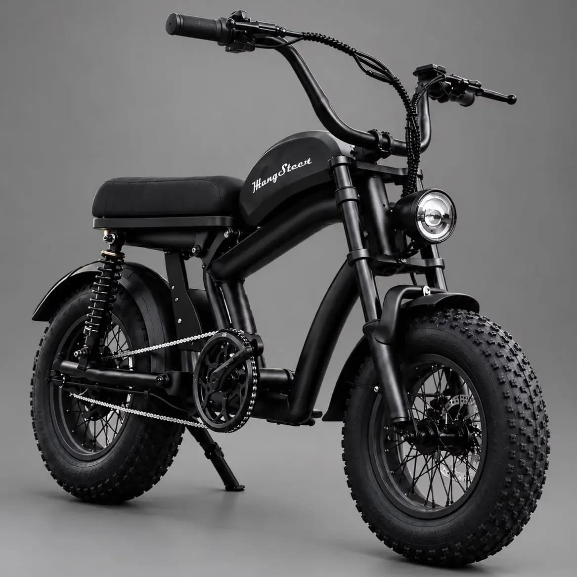 Bicicleta Eletrica Ft 02 Mini Harley 1000w 18ah Mangosteen Preto 20