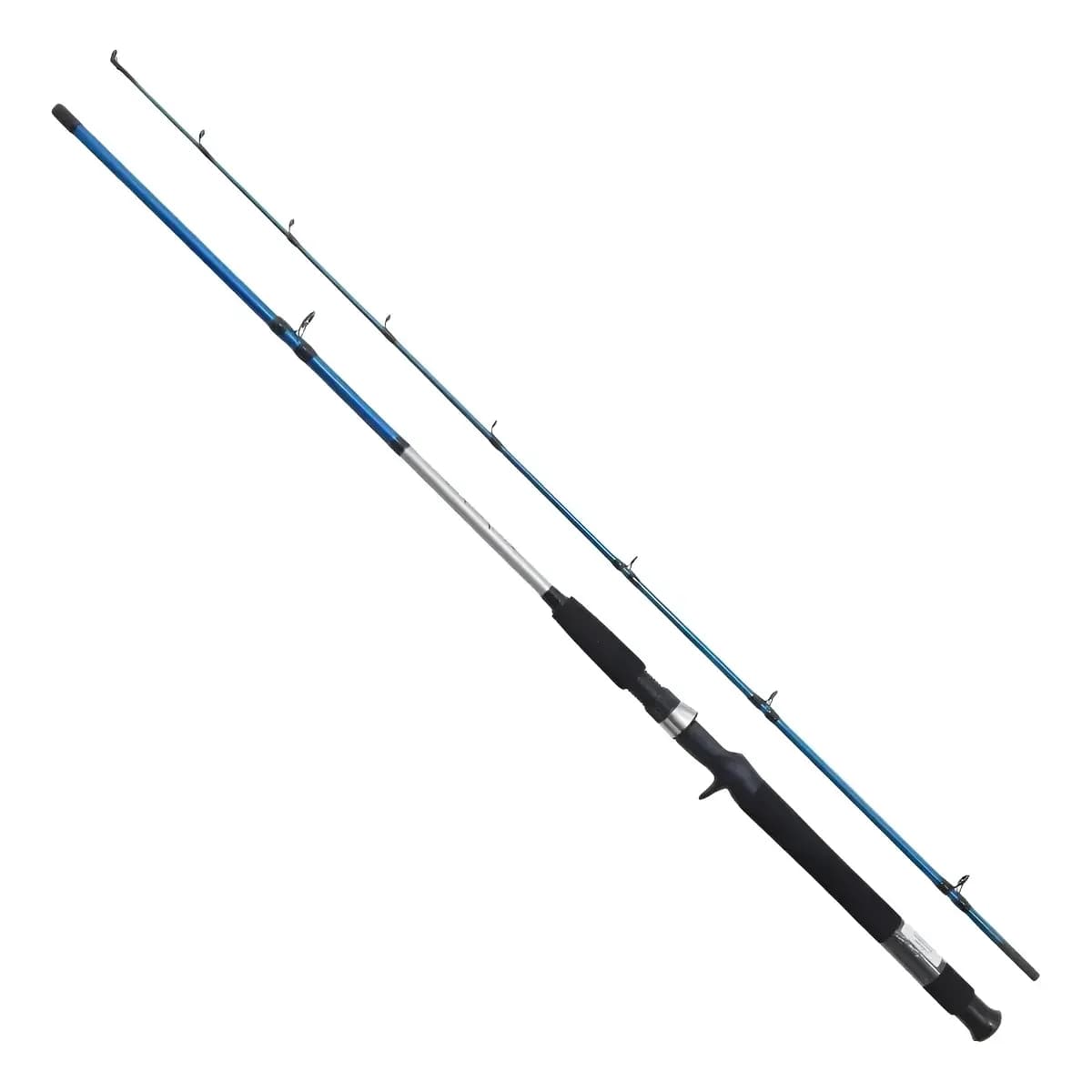 Vara Pesca Carretilha Shimano Cruzar 1,80m  8-16 Lbs 2p Azul