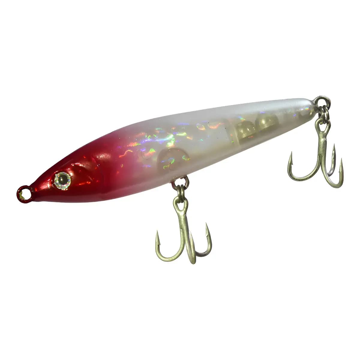 Isca  Magic Stick 70 Holográfica Aqua Nelson Nakamura 6,5g Cor 503 Aqua Cbç Vermelha