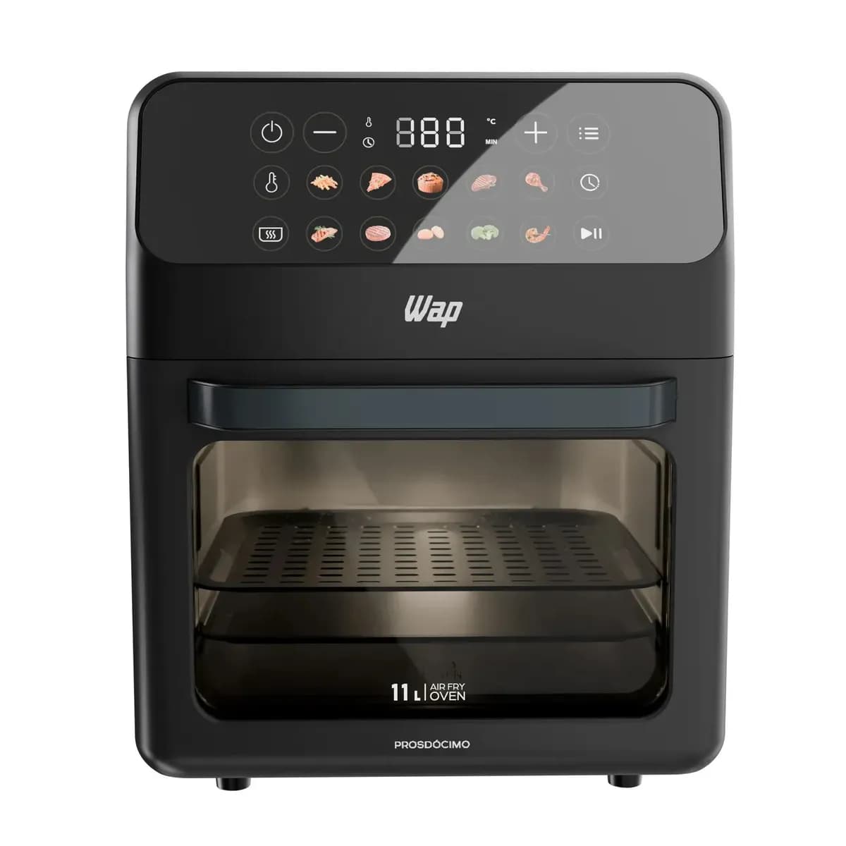 Air Fryer Oven 11 Litros Wap Waod4 Grey Stone Painel Digital 11 Funções 127/220V