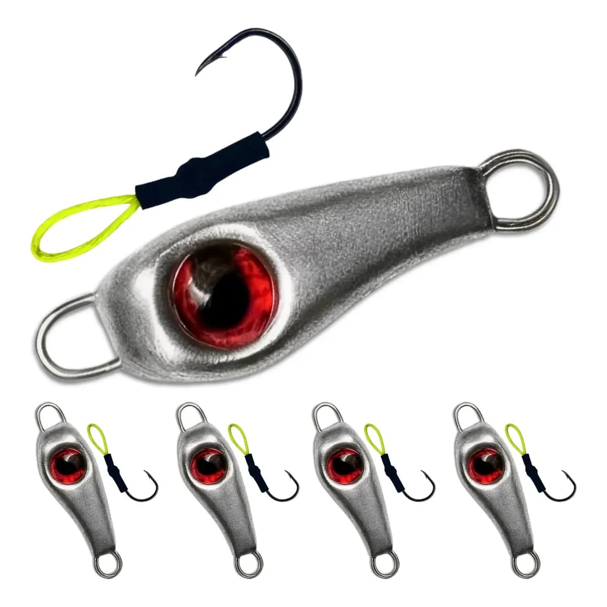 Jumping Jig Suporte Hook 12g Pesca Sem Pintura Kit 5un
