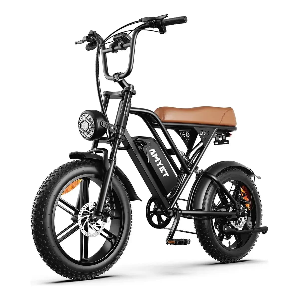 Bicicleta Elétrica G60 1000w Bateria 15ah 32km/h Marrom-claro