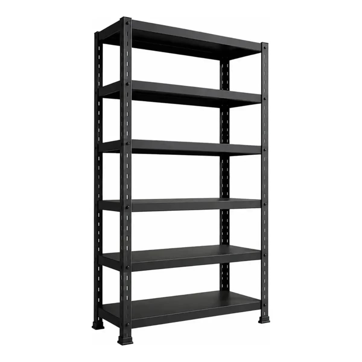 Estante De Aço 6 Prateleiras 198x90cm Multiuso Resistente Preto