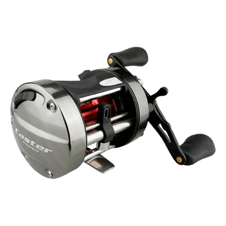 Carretilha Marine Sports Caster  Power 400 Prateado Manivela Direita 5.3:1
