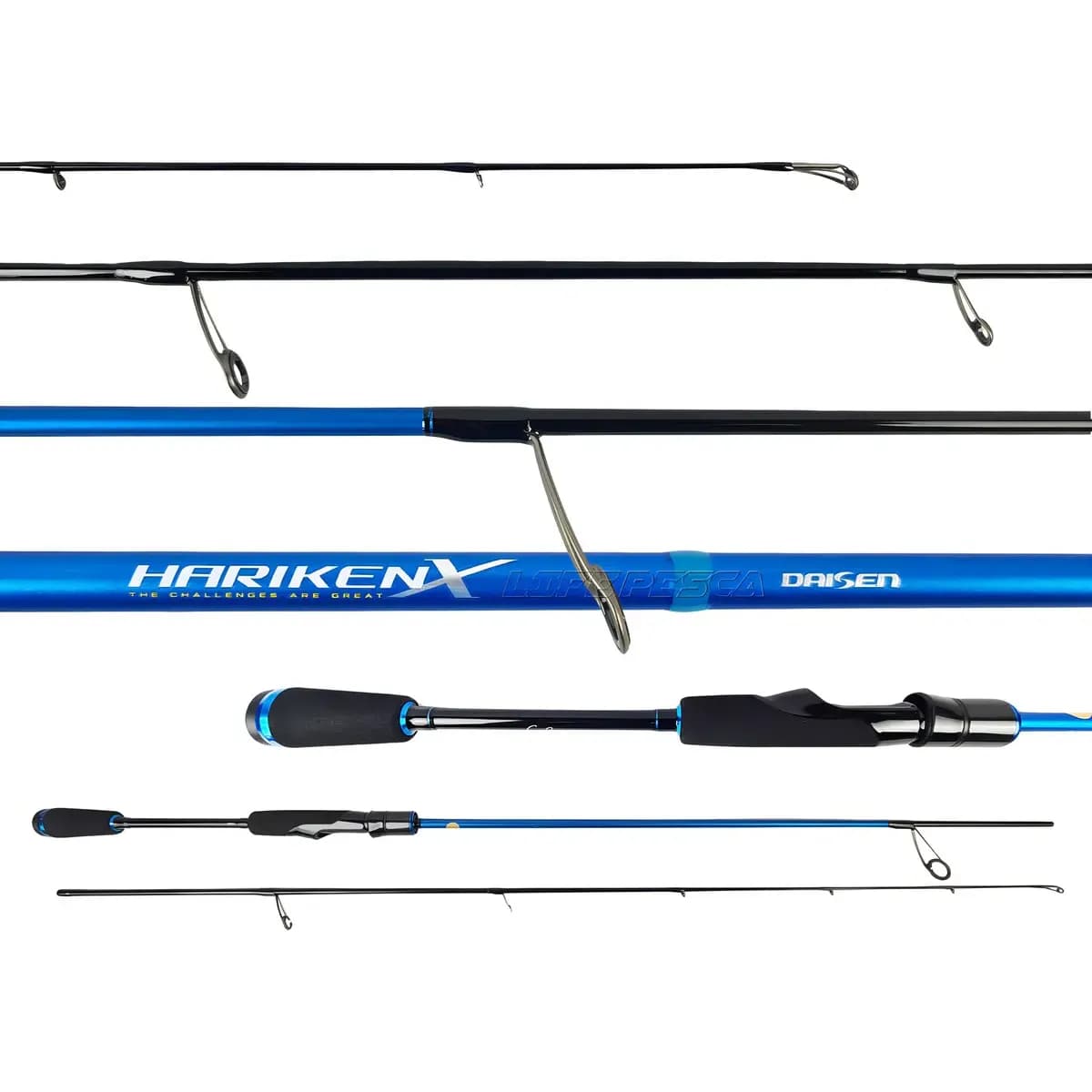 Vara P/ Molinete Daisen  Hariken X (1,78m) 10-20lbs 2 Partes