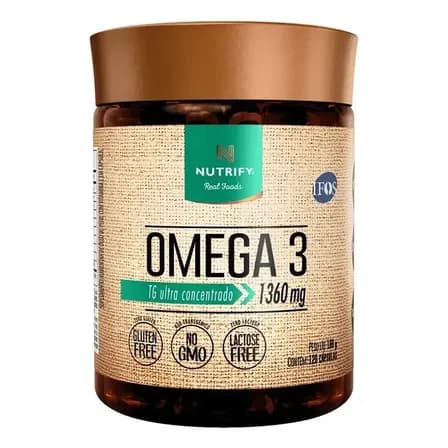 Ômega 3 TG 1360mg Ultra Concentrado 60 cápsulas Nutrify