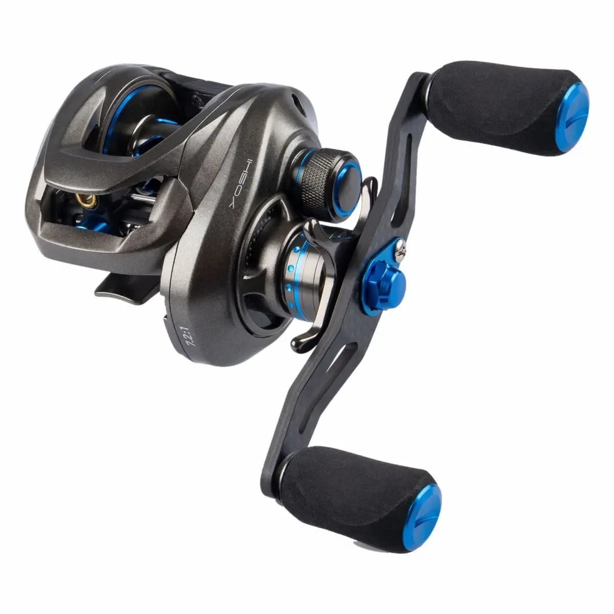 Carretilha Pesca Daisen Yoshi Carbono 12 Rolamentos Direita Lado da manivela Direito