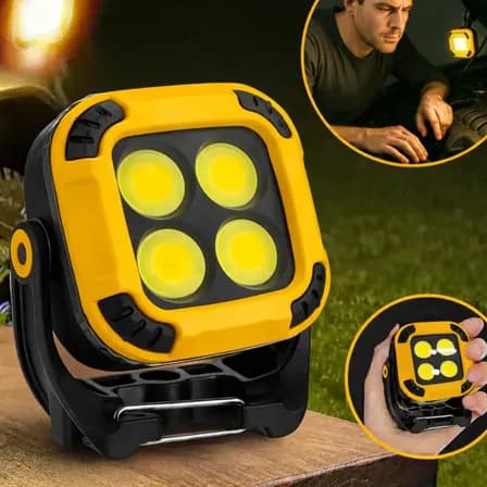Lampiao Led Solar Refletor Lanterna Trabalho Lâmpada Camping