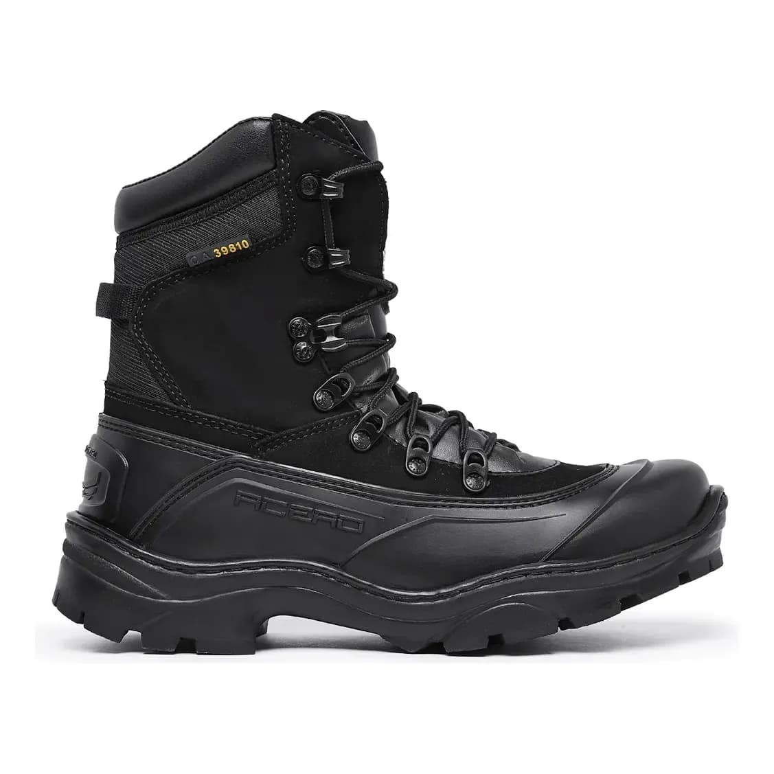 Bota Militar Acero Coturno  Cano Médio Tiger Pró Couro Police