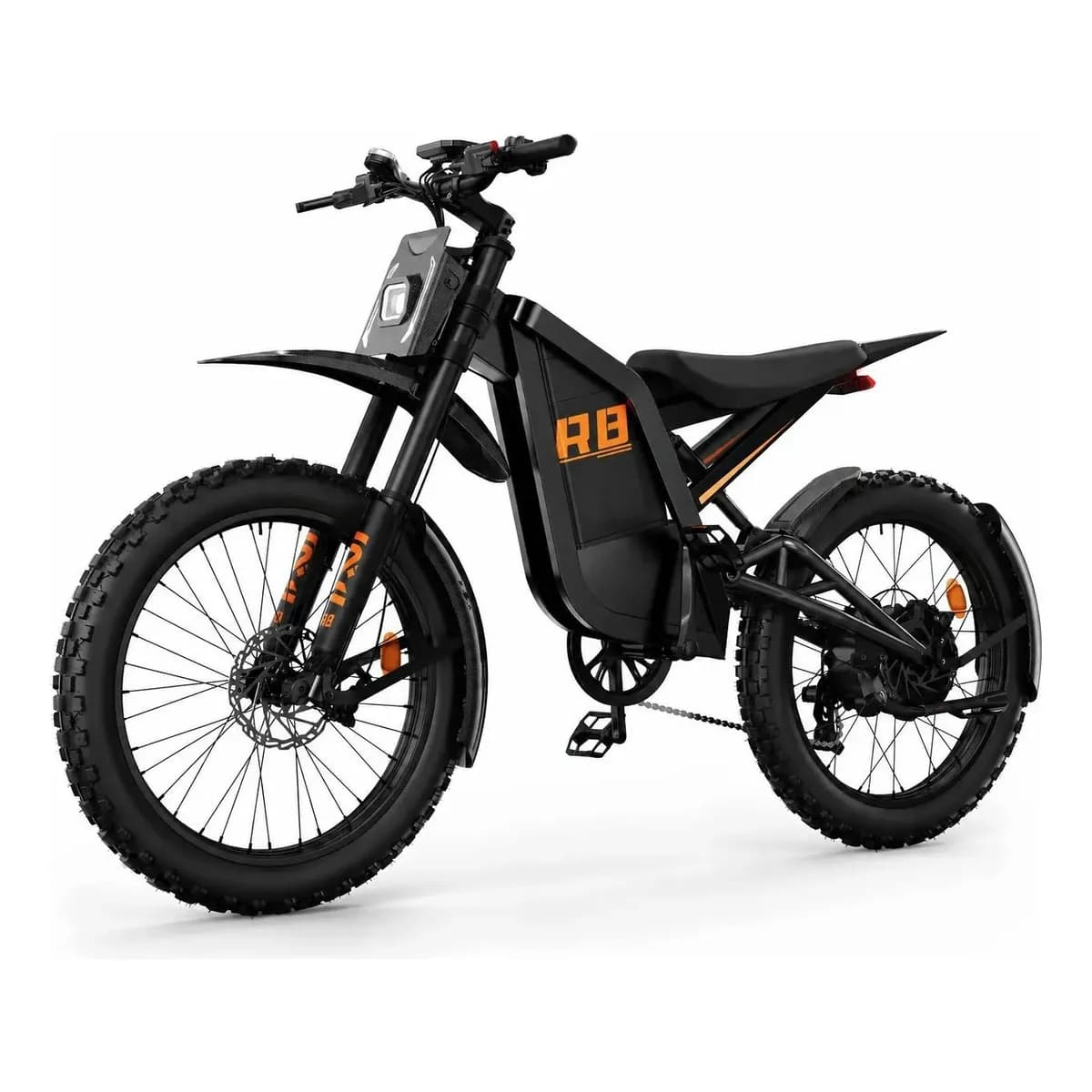Bicicleta Elétrica R8 Com Motor De 2000w Para Adultos 56km/h Preto 19