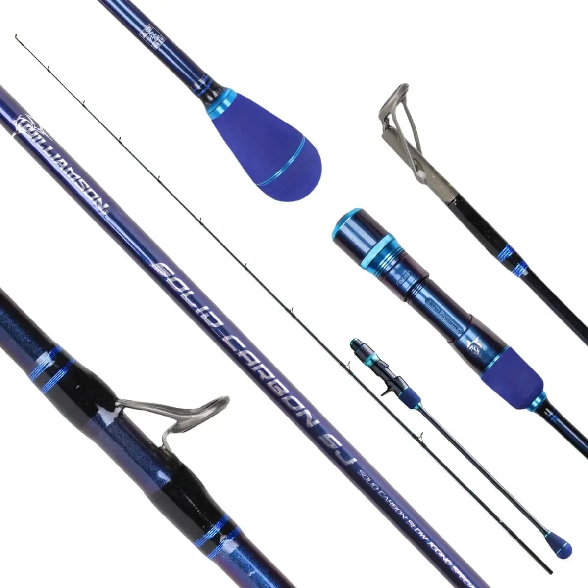 Vara De Carretilha Williamson Solid Carbon Slow Jig 300g 6'3