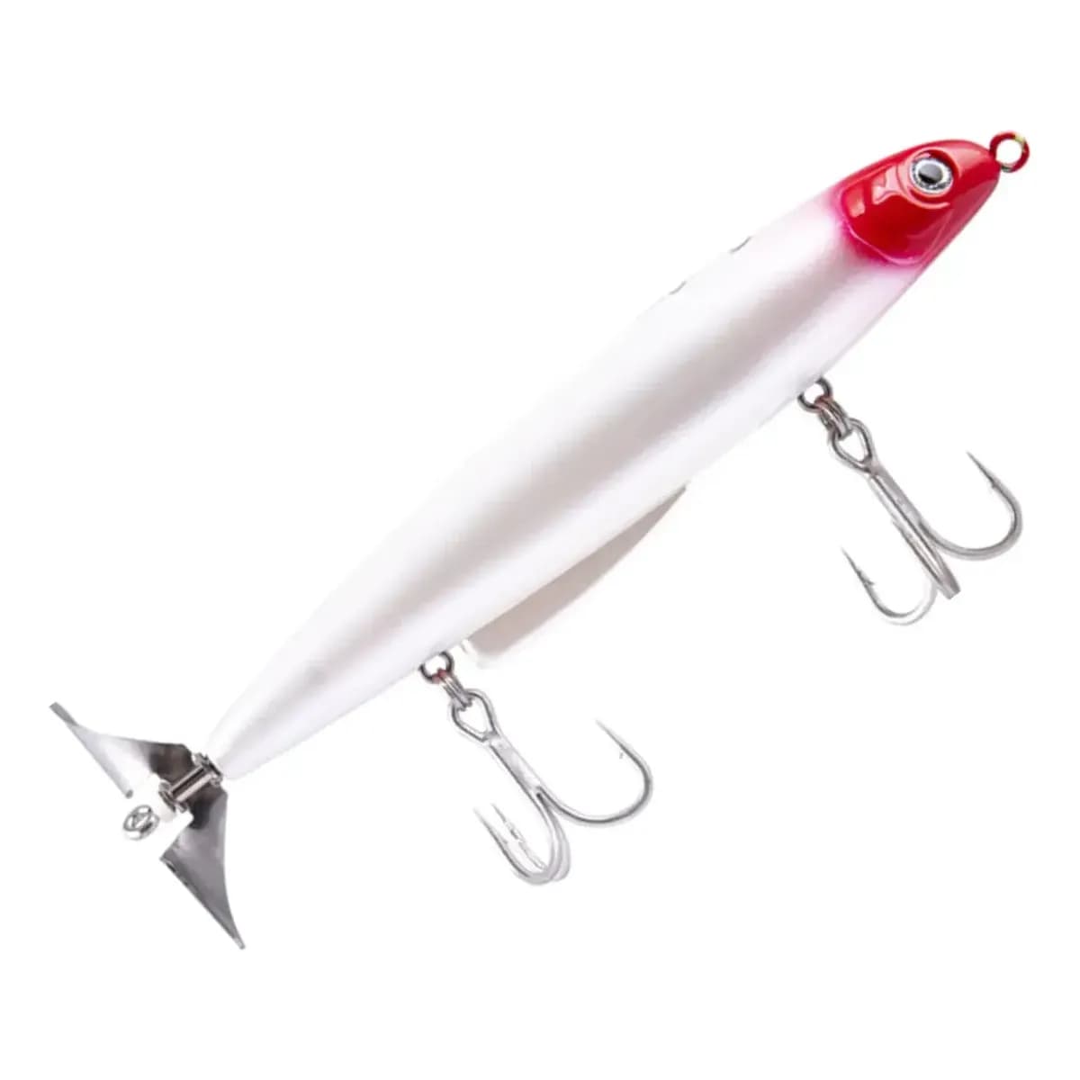 Isca Artificial Rocket Nelson Nakamura Rocket 140 Hélice 28g Cor 103 - Cabeça Vermelha