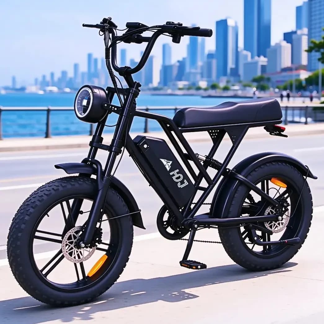 Hdj G60 Bicicleta Elétrica Scooter 1000W Bike Lítio 48V 50km
