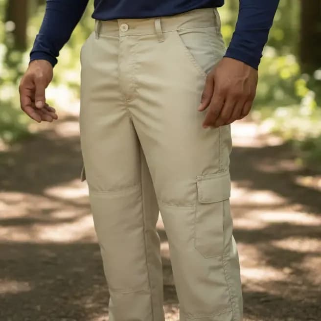 Calça Masculina Polly Rip Stop Tática Militar Reforçada