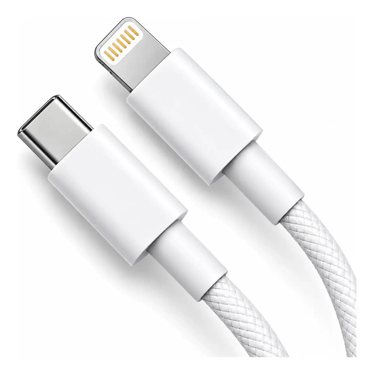 Cabo Carregador Turbo 30w Para iPhone 11 12 13 14 Xr Branco
