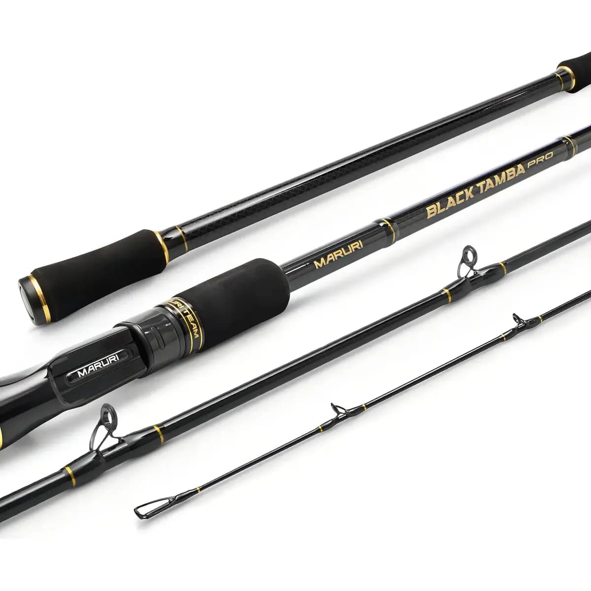 Vara de Pesca Maruri Black Tamba Pro 2,40m C802-H 30-60lb em 2 Partes Casting de 30-170g