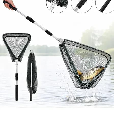 Passaguá Para Pesca Retrátil Dobrável Alumínio 1,75 Metros