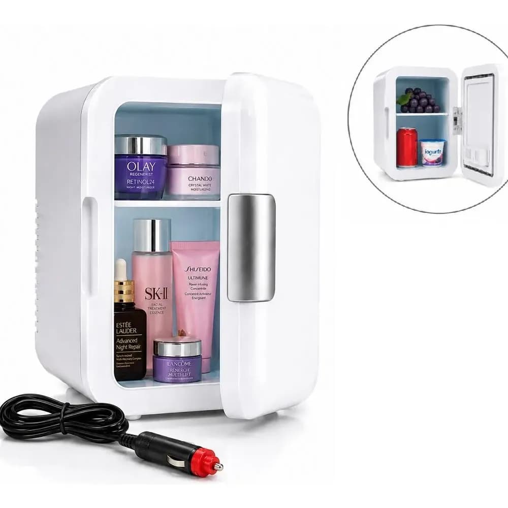 Mini Geladeira Portátil 4 Litros 12v Quente Frio Cosméticos