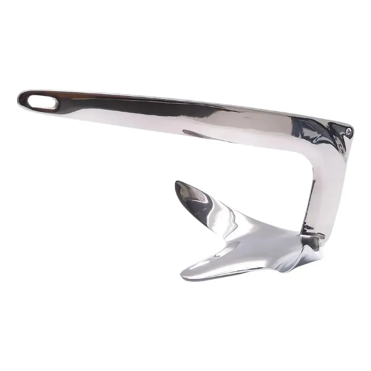 Âncora Bruce 2kg Inox Caiaque Lancha Jet Ski Barcos Leves