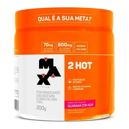 Termogênico 200g 2Hot Max Titanium Guaraná com Açaí
