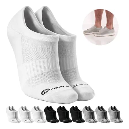Kit 10 Pares Meias Zhamaro Premium Sapatilha Invisível Sport