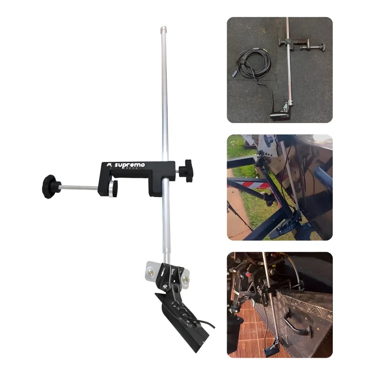 Suporte Para Sonar De Pesca Portátil Sonda Echomap Uhd2 53cv