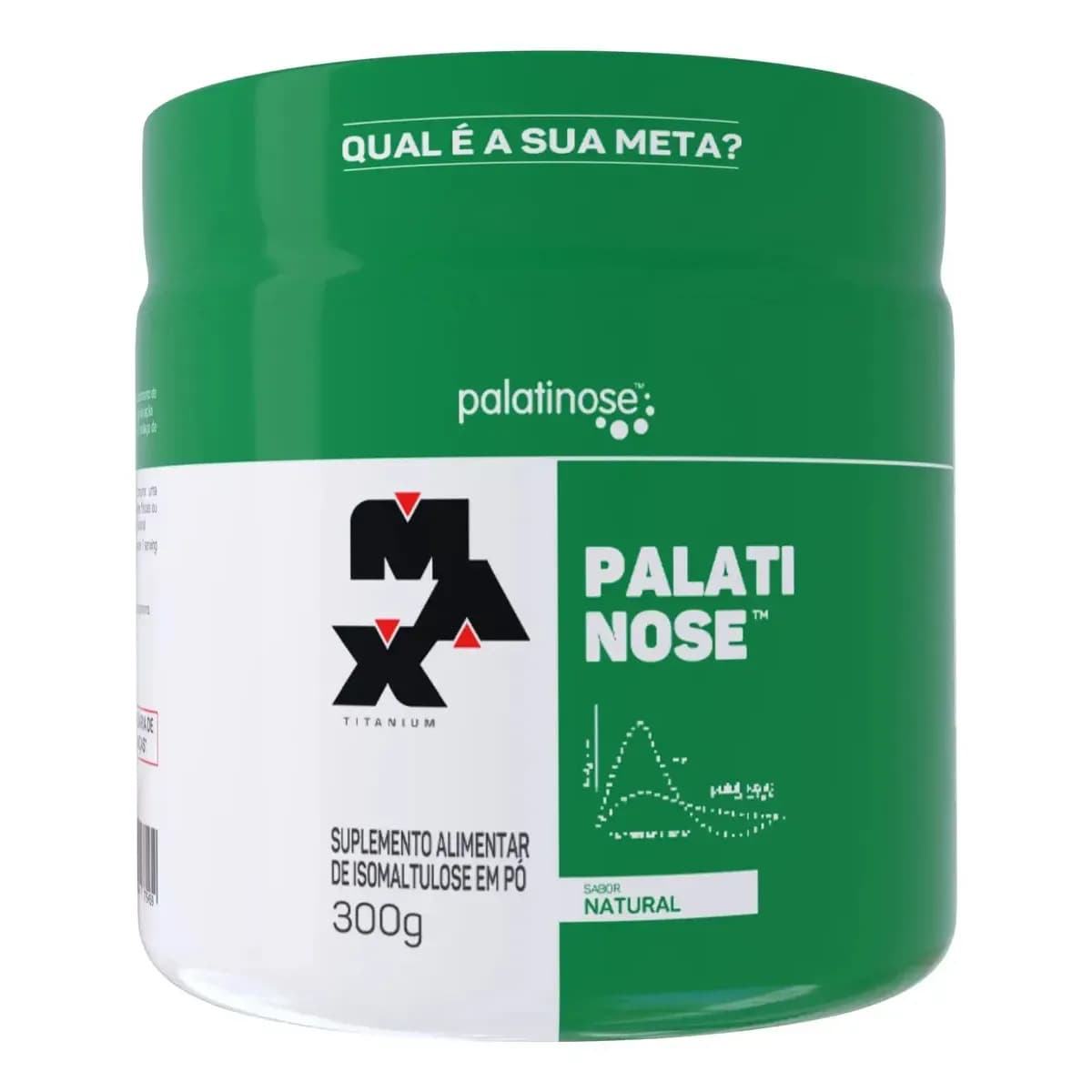 Max Titanium Carbohidratos Palatinose Isomaltulose Natural Sem Glúten 300g
