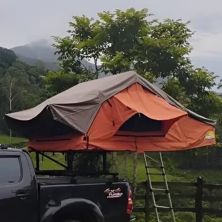 Barraca Automotiva De Teto 1.4 X 2.2m - Gol Celta Uno Univer Laranja