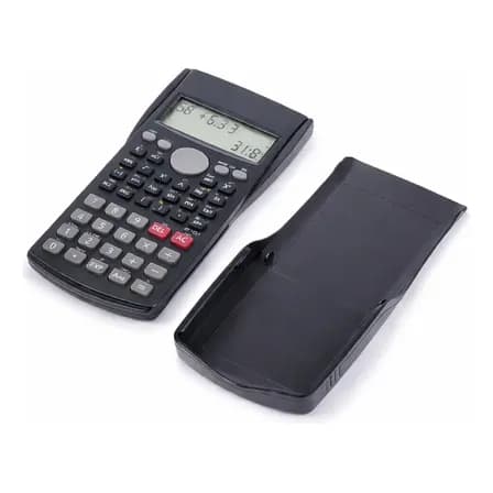 Calculadora Preta Científica 240 Funções Escola Faculdade
