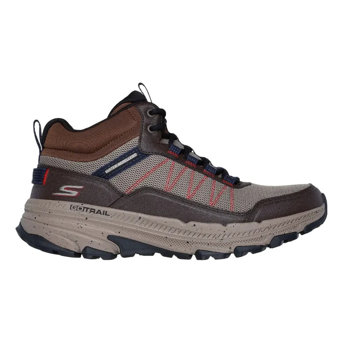 Tênis De Trilha Masculino Go Run Altitude 2.0 Skechers Marrom / Multicolor Liso 40 Br