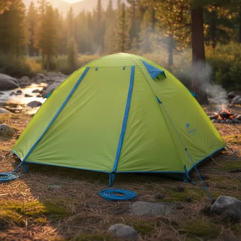 Barraca Naturehike Pro Series 2 Pessoas Camping Acampamento Verde-limão