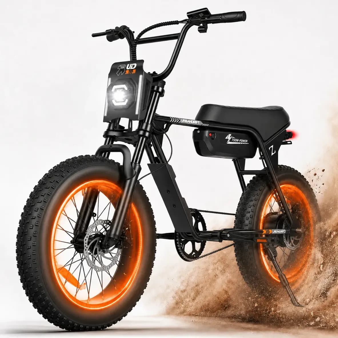 Bicicleta Elétrica Para Adultos Preto 20