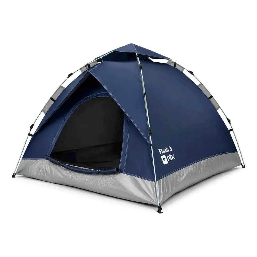 Barraca Automática De Acampamento Até 3 Pessoas 1500mm Flash Azul