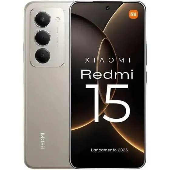 Xiaomi Redmi 15 12gb Ram 128gb Dual Sim 50mp Fm Impressão digital Dimm cinza