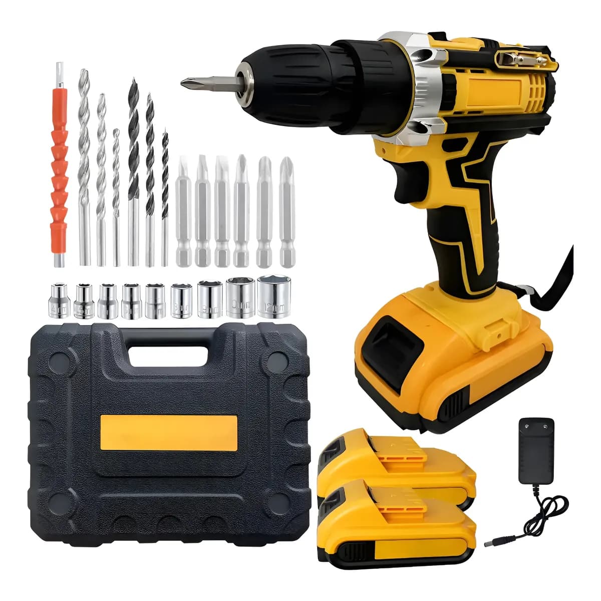 Parafusadeira/Furadeira 48V + 2 Baterias + Maleta e Acessórios